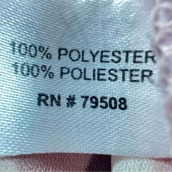 Cynthia Rowley Button Popover 3/4 Sleeve Floral Print Top Blouse SZ L - Picture 7 of 10